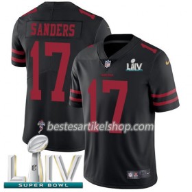 Herren San Francisco 49ers Trikot Emmanuel Sanders 17 Black 2020 Super Bowl LIV